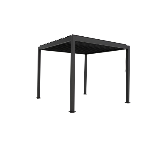 Pergola ogrodowa aluminiowa MIRADOR Premium 111 Delux 3 x 3 m Antracyt